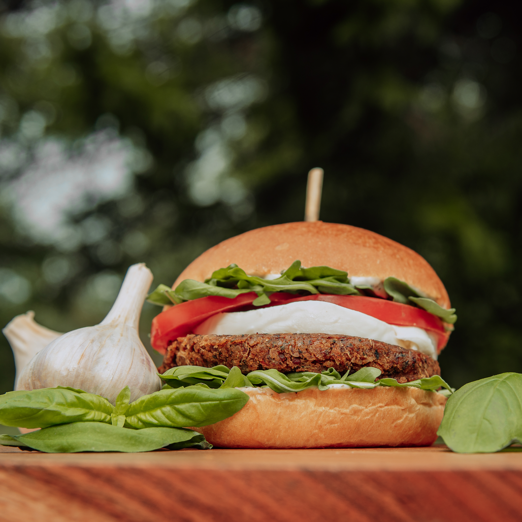 Garlic Pesto Burger